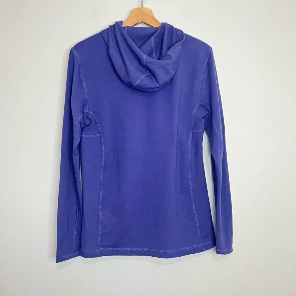 The North Face Blue French Terry Soft Pullover Hoodie S